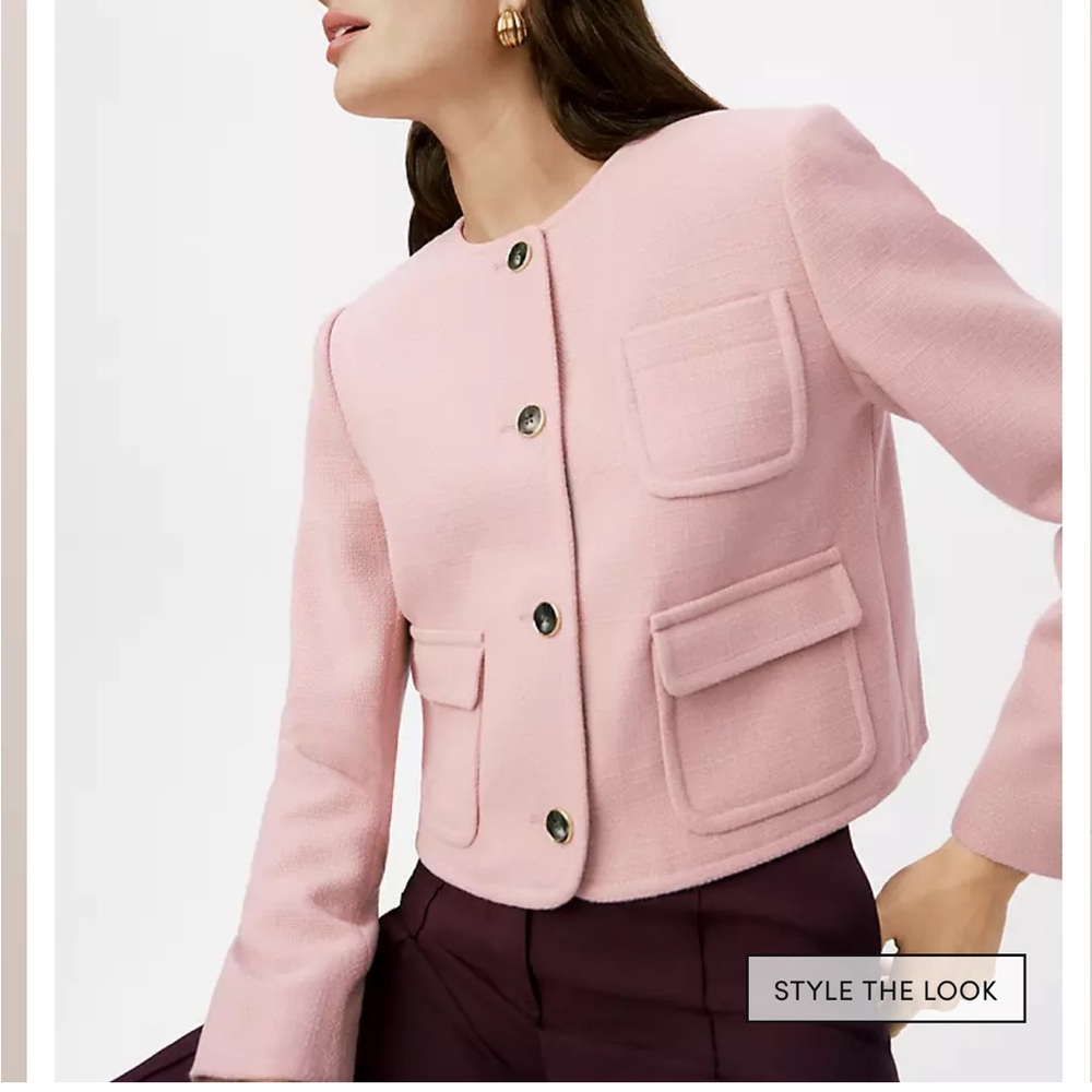 NWT ANN TAYLOR Crew Neck Jacket